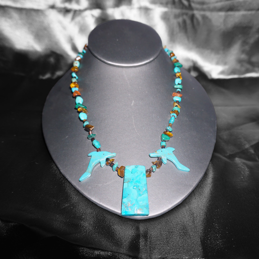 Mixed Dolphin Necklace